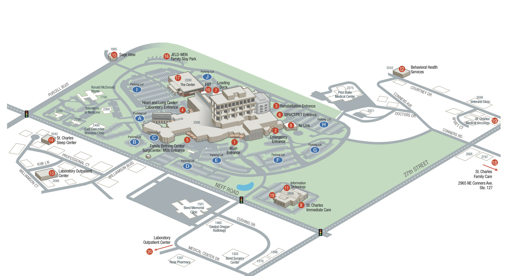 Intel Campus Map